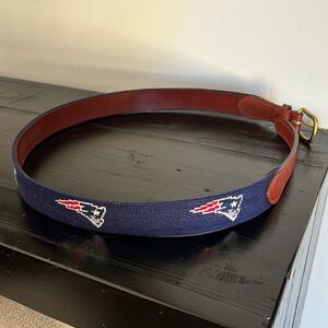 New England Patriots Smathers & Branson Belt Size 36